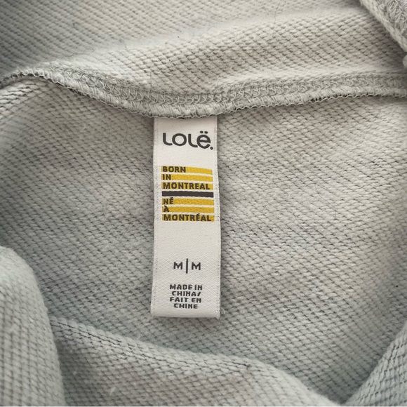 Lole Gray Long Sleeve Striped Cowl Neck Sweater - Picture 6 of 10